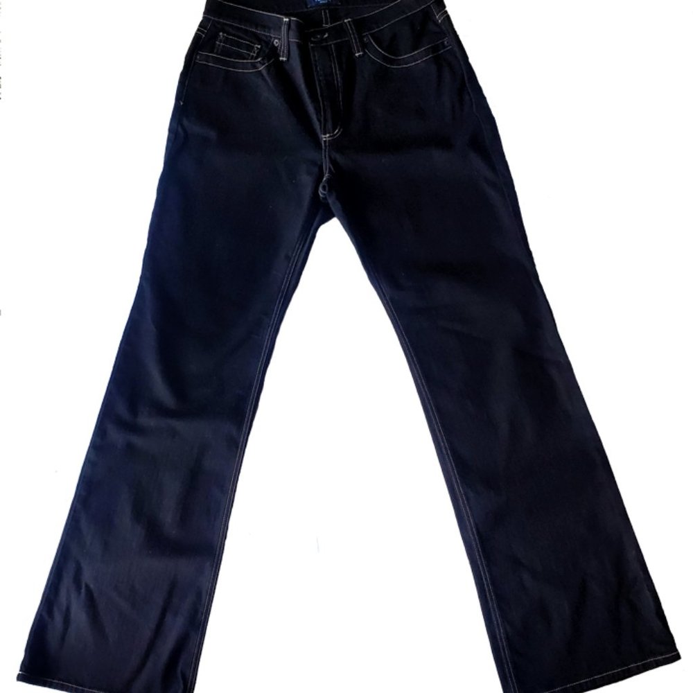 Karen Kane Women's Black Flare Denim 12 (tall)